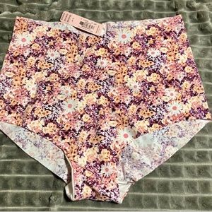 NWT Victoria’s Secret Small Sexy Illusions Midi Brief Panties in floral print